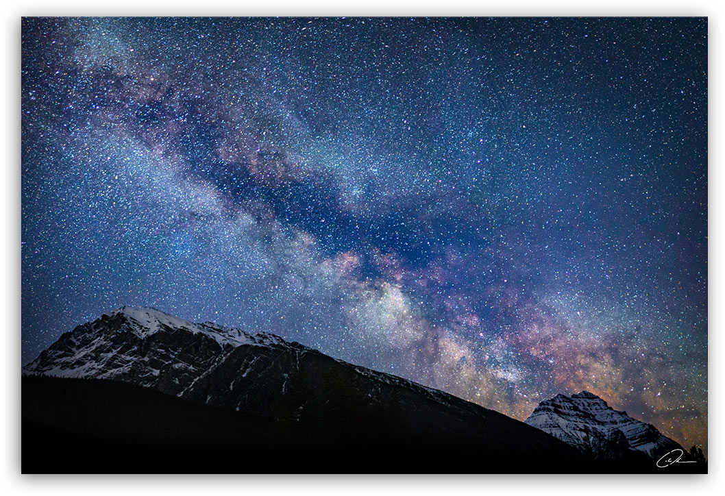 Milky Way - Jasper, AB - Fine Art Photo Print