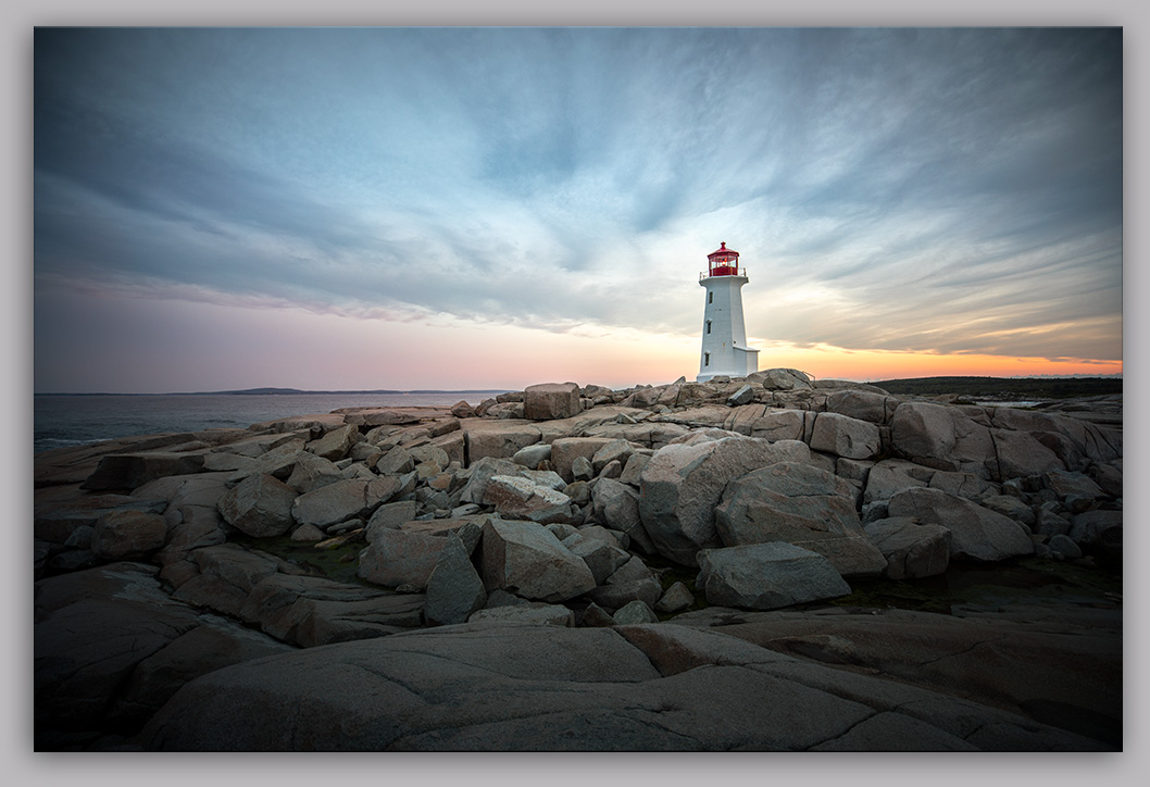 Peggy's Cove Lighthouse Sunrise